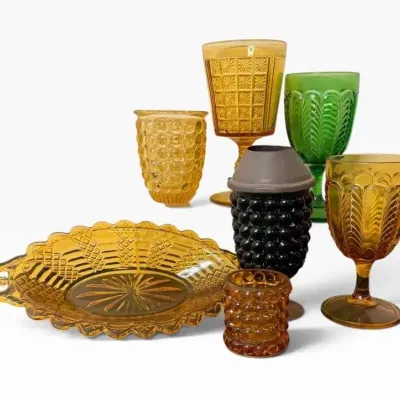  Vintage Pressed Glass Collection