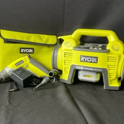 * Ryobi * Lithium-Ion Screwdriver And One+ Inflator