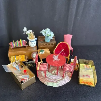 Variety of Dollhouse Furniture and Accessories 