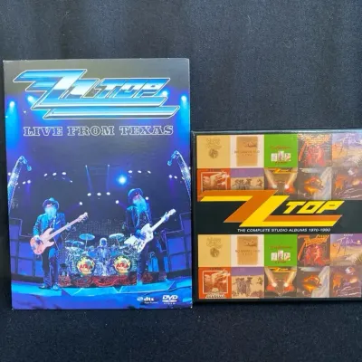 ZZ Top “The Complete Studio Albums 1970-1990” CD & Live From Texas DVD