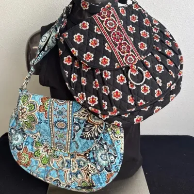2~ Quilted & Colorful VERA BRADLEY Purses 