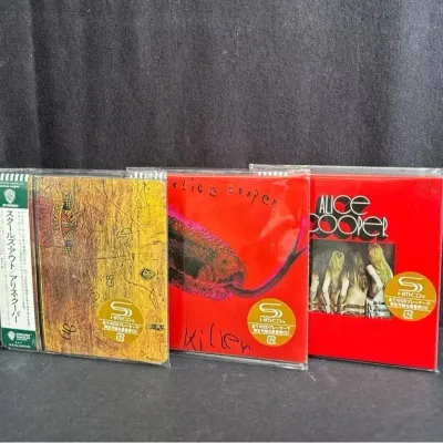 3 Japanese Pressed Alice Cooper CD’s* School’s Out * Killer * Easy Action 