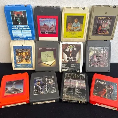 Lot Of 8 Track Tapes * Styx, Heart, BOC, Gordon Lightfoot