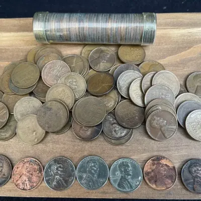 100+ United States Wheat Penny Lot * Coins * 1936-1958