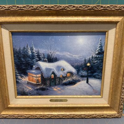 Thomas Kincaid, silent night Limited edition with COA