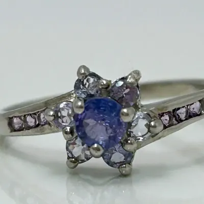 Tanzanite Sterling Silver Ring