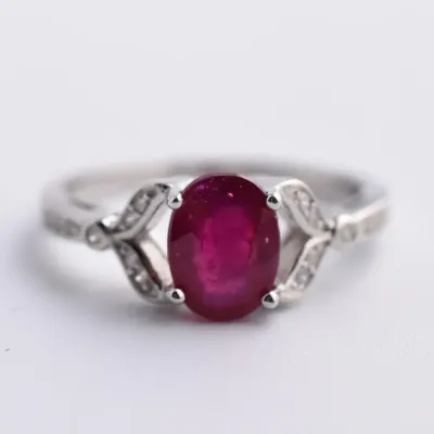 Madagascar Ruby Sterling Silver Ring