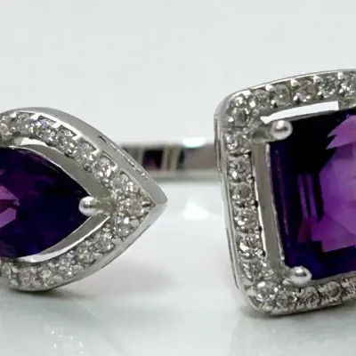 Amethyst Sterling Silver Ring