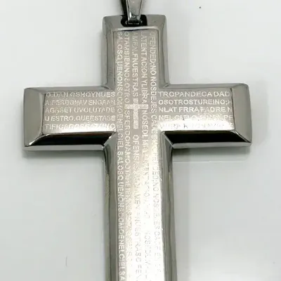 Karis Stainless Steel Cross Pendant