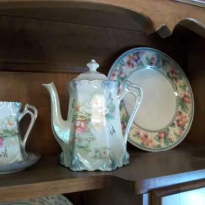 Sale Photo Thumbnail #26: Hand Painted Porcelain