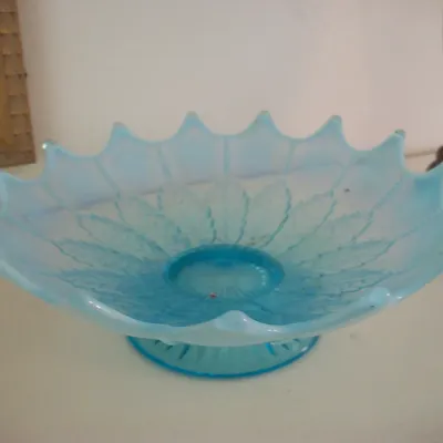 Sale Photo Thumbnail #35: Vintage Northwood Blue Glass