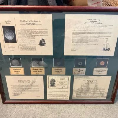 Authentic Shipwreck & Ancient Coin Display – 1743 Hollandia Silver, 1715 Spanish Fleet & More