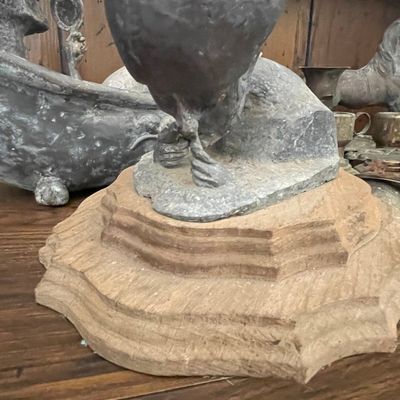 Sale Photo Thumbnail #106: Cast Metal Figural Sculpture with Mirror