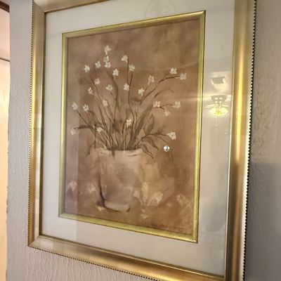 Sale Photo Thumbnail #147: Cheri Blum Narcissus Floral Still Life Watercolor Painting