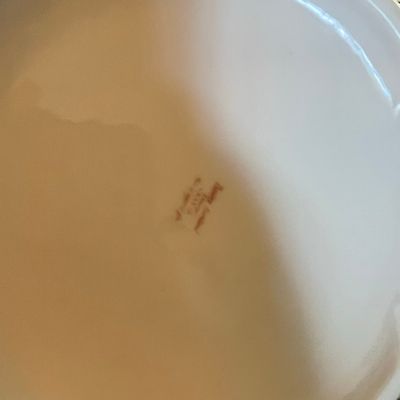 Sale Photo Thumbnail #185: Antique Theodore Haviland Limoges Serving Bowl