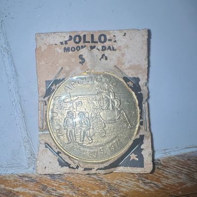 Sale Photo Thumbnail #502: Apollo 14 Moon Medal Souvenir Token
