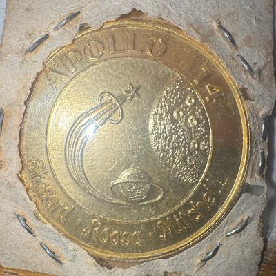 Sale Photo Thumbnail #505: Apollo 14 Moon Medal Souvenir Token
