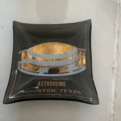 Sale Photo Thumbnail #357: Vintage Astrodome Houston Souvenir Glass Ashtray/Trinket Dish