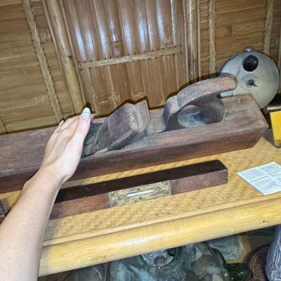 Antique Wooden Jointer Plane - Sandusky Tool Co.