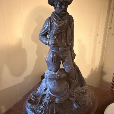 Sale Photo Thumbnail #193: Largo Cowboy Sculpture with Saddle