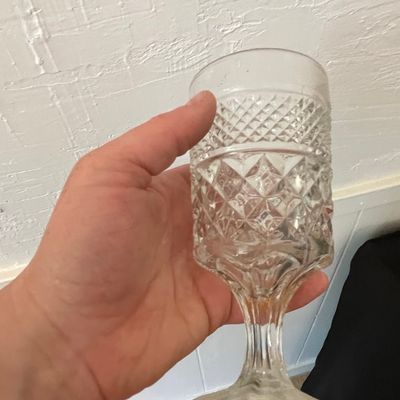 Sale Photo Thumbnail #561: Anchor Hocking Wexford Pattern Glassware