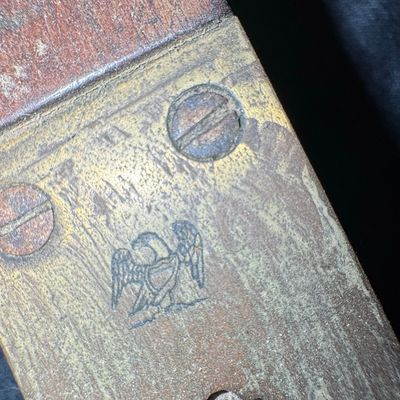 Sale Photo Thumbnail #155: Antique Stanley Rule & Level Co. Brass-Bound Wood Level