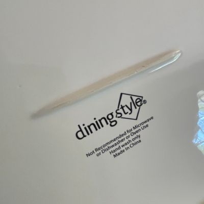 Sale Photo Thumbnail #559: Dining Style White Oval Serving Platter