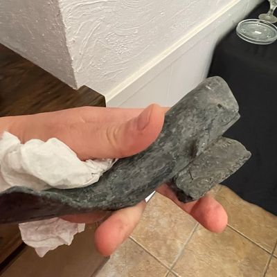 Sale Photo Thumbnail #450: Soapstone Carved Salmon Figurine