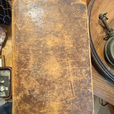Sale Photo Thumbnail #514: Antique Leather-Bound Volume