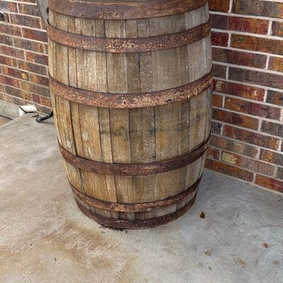 Vintage Wooden Whiskey Barrel