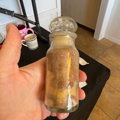 Vintage Sand Art Bottle with Stopper