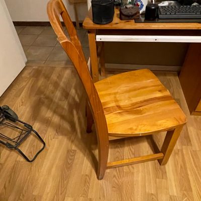 Wood  Desk and Chair Set