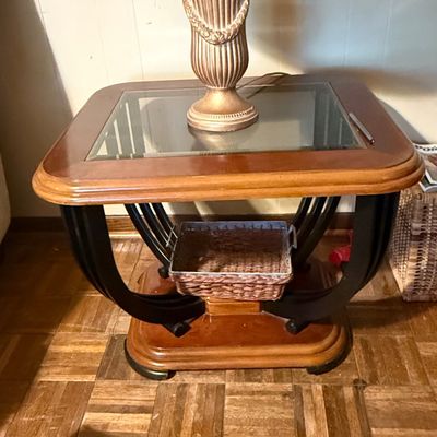 Art Deco Style Waterfall End Table
