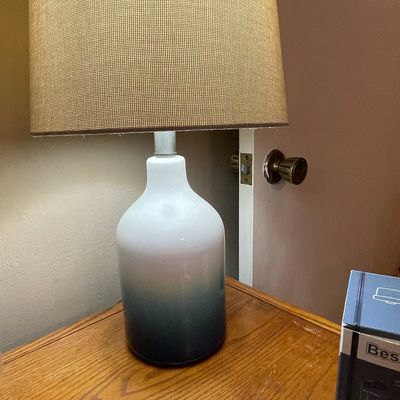 Sale Photo Thumbnail #278: Ombre Ceramic Table Lamp, Blue/White