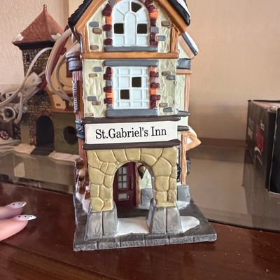 Sale Photo Thumbnail #451: St. Gabriel's Inn Christmas Village Building