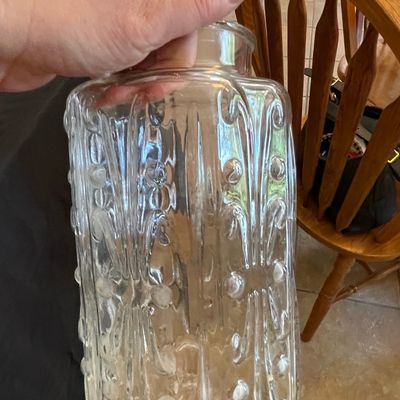 Sale Photo Thumbnail #326: Vintage Federal Glass "Show Off" Canister Jar
