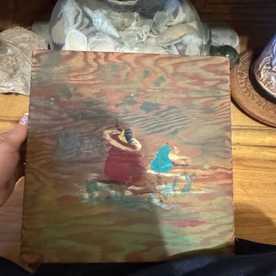 Sale Photo Thumbnail #289: Folk Art Painting on Plywood