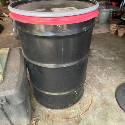 Sale Photo Thumbnail #177: Industrial Plastic Storage Drum