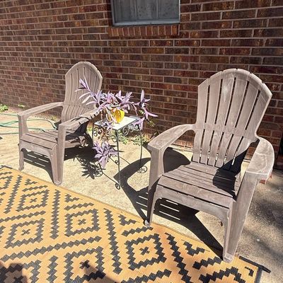 Sale Photo Thumbnail #251: Adams Manufacturing RealComfort Adirondack Chairs (Set of 2)