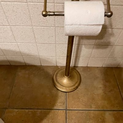 Sale Photo Thumbnail #344: Freestanding Toilet Paper Holder with Twisted Stand