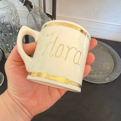 Sale Photo Thumbnail #563: Vintage Personalized Ceramic Mug