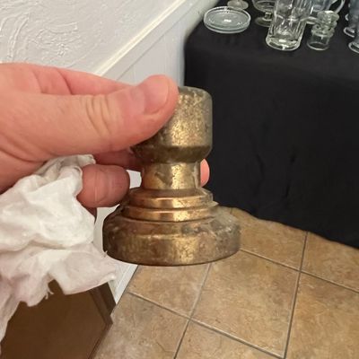 Sale Photo Thumbnail #497: Vintage copper Candlestick Base