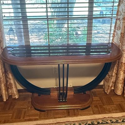 Art Deco Waterfall Console Table