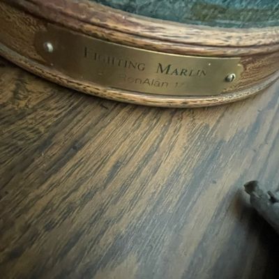 RonAlan Fighting Marlin Pewter Sculpture