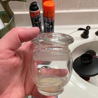 Vintage Apothecary or Vanity Glass Jar