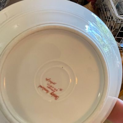 Sale Photo Thumbnail #288: Haviland Limoges Schleiger 1098 Rose Pattern Soup Bowl
