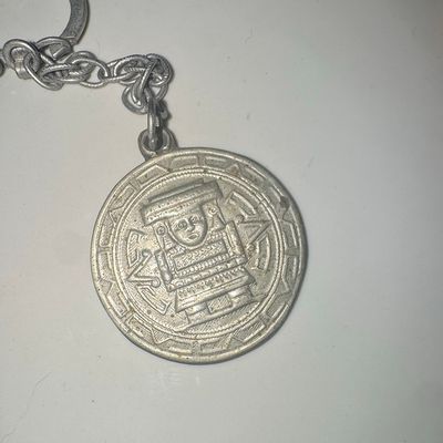 Sale Photo Thumbnail #354: Vintage Mexican Aztec Motif Keychain
