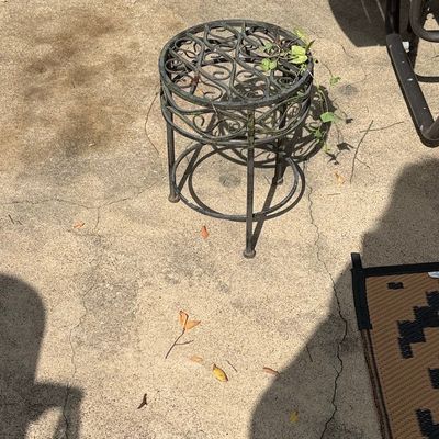 Sale Photo Thumbnail #250: Vintage Wrought Iron Plant Stand