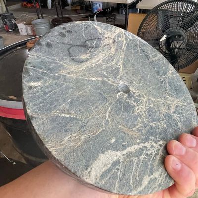 Sale Photo Thumbnail #161: Black Marble Lazy Susan or Decorative Plinth