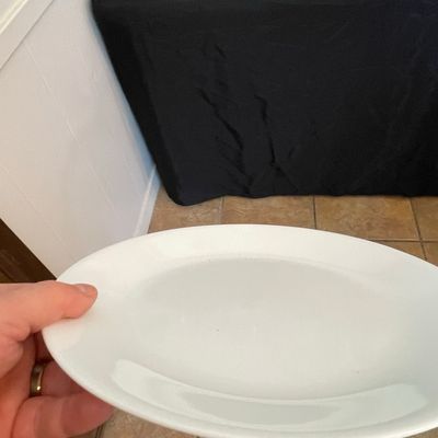 Sale Photo Thumbnail #556: CorningWare White Oval Plate